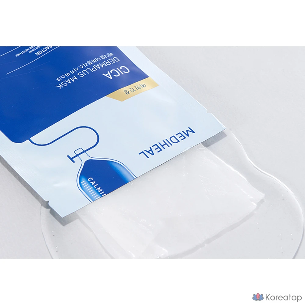 Тканевая маска для лица MEDIHEAL Derma Plus Cica Mask, 10 шт.