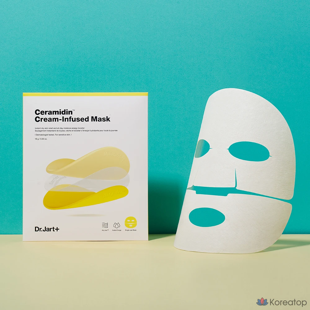 Тканевая маска для лица Dr. Jart+ Ceramidin Cream Infused Mask, 20 шт., фото 2