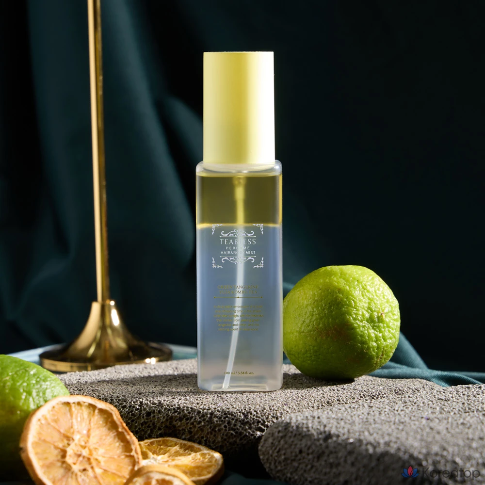 Парфюмированный спрей для волос и тела TEABLESS Kombutee Perfume Hair &amp; Body Mist, оттенок Cheonggyul Yuja, 100 мл, 1 шт.