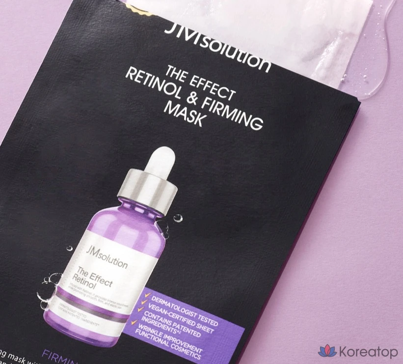 Тканевая маска для лица JM Solution The Effect Retinol &amp; Firming Mask, 240 мл, 10 шт.
