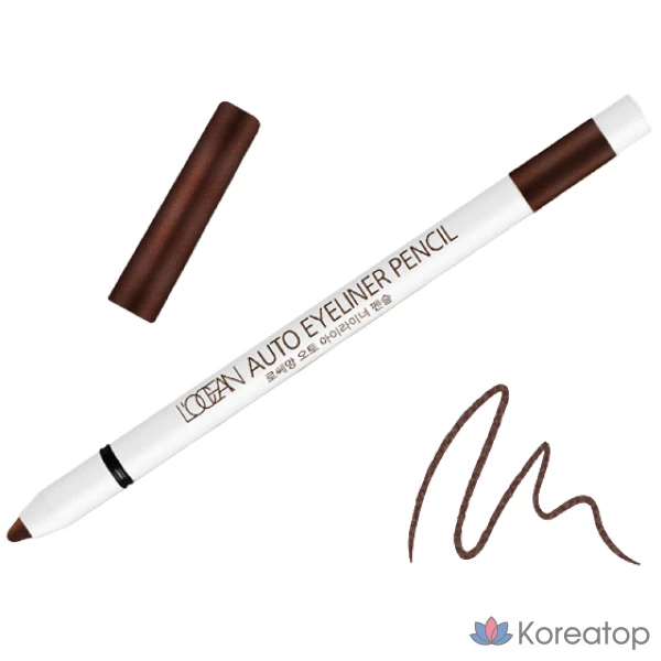Гель-подводка для глаз L'OCEAN Airtight Auto Gel Eyeliner, оттенок 04 Twinkle Brown, 1 шт.