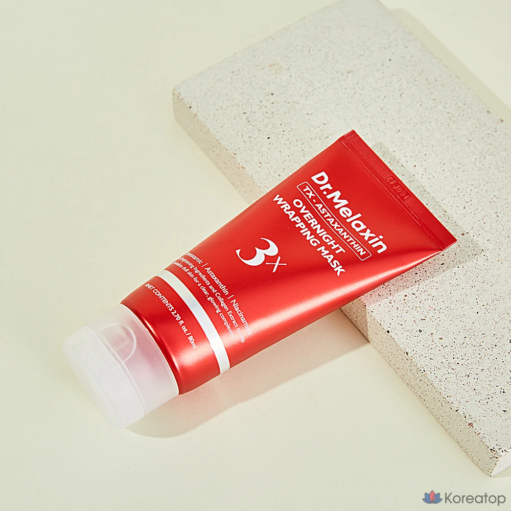 Маска для лица Dr. Melaxin TX Astaxanthin Overnight Wrapping Mask, 80 мл, 5 шт., фото 5