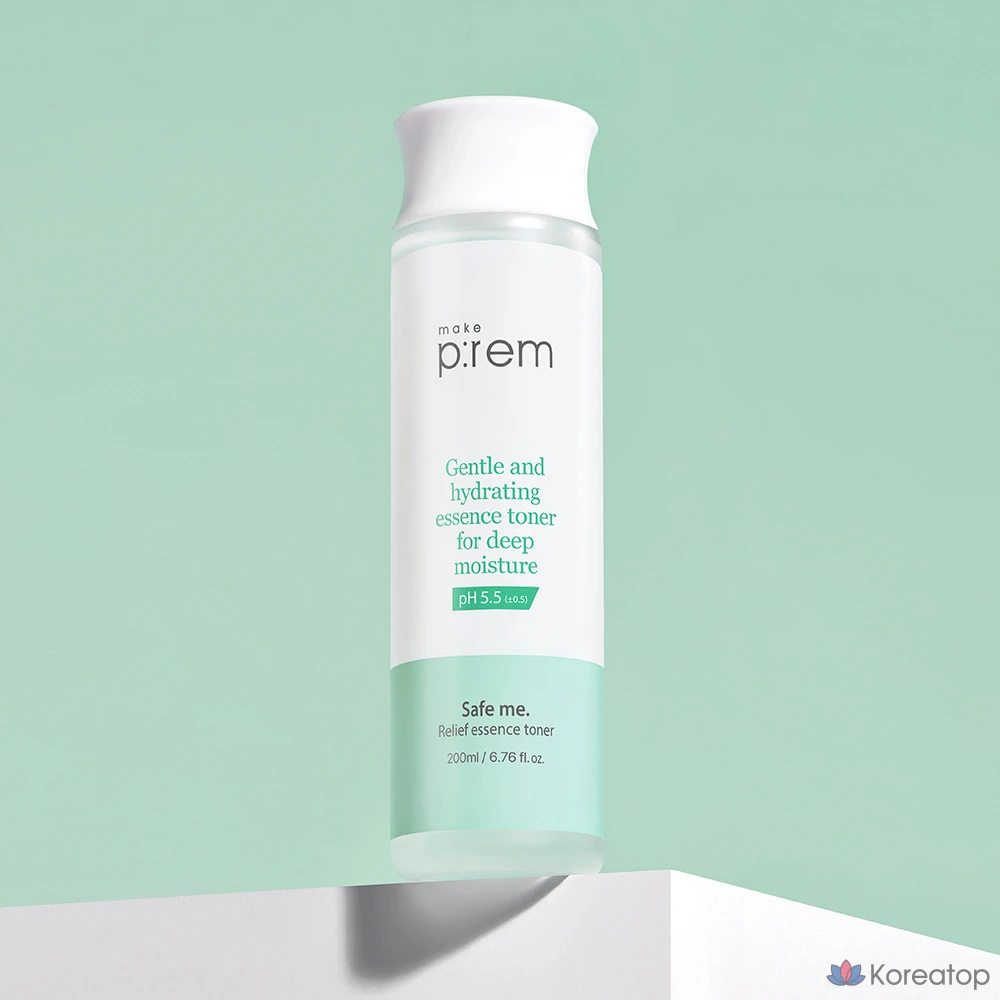 Тонер MAKE P:REM Safe Me Relief Essence Toner, 200 мл, 1 шт.