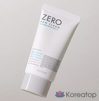 Солнцезащитный крем ROM&amp;ND Zero Sun Clean, оттенок 01 Fresh, 50 мл, 1 шт.