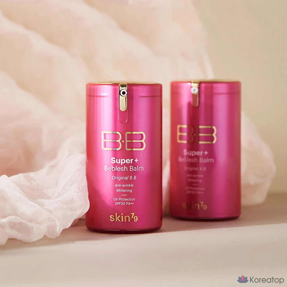 Бальзам для лица SKIN79 Super Plus Beblesh Balm BB SPF50+, оттенок Pink, 1 шт., фото 4