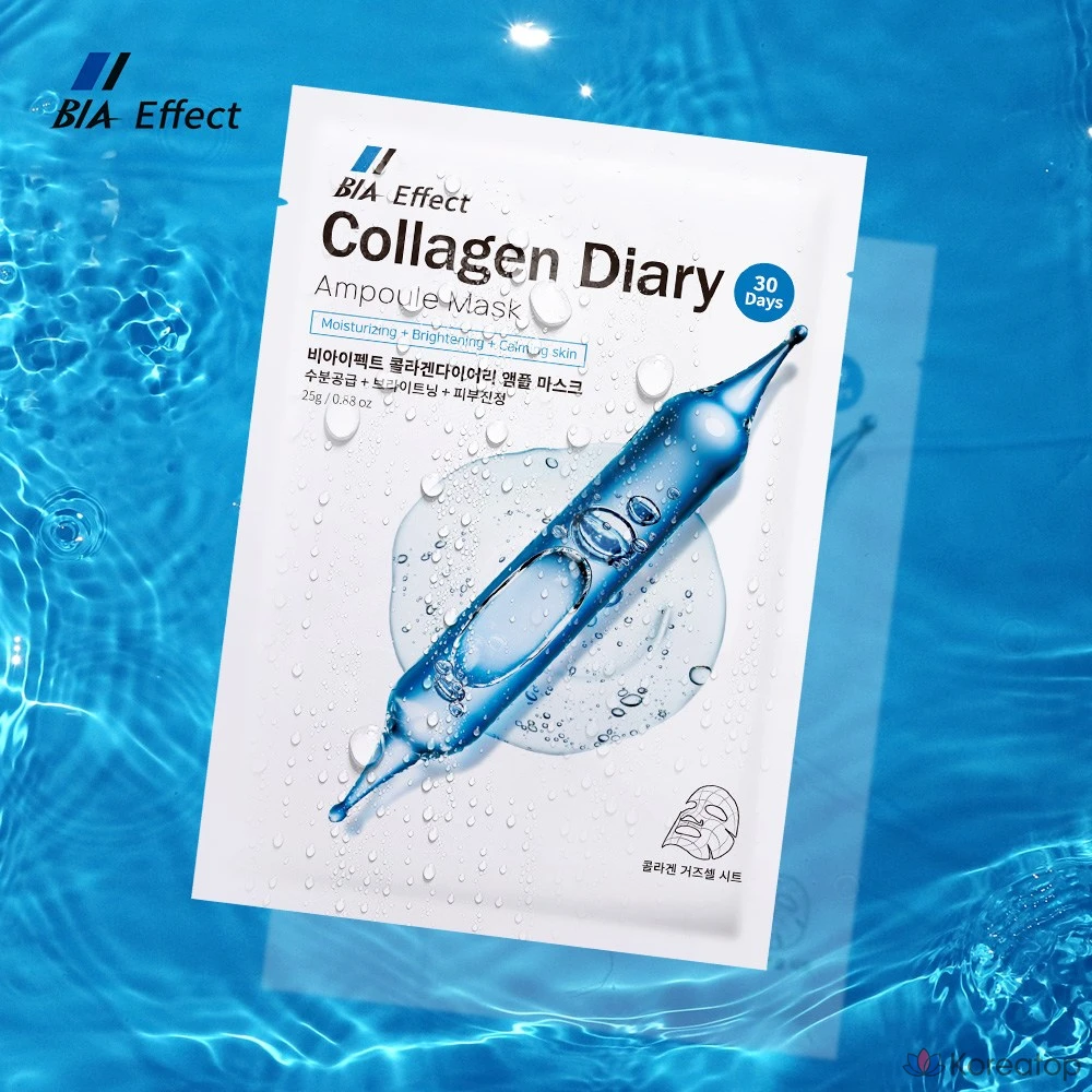 Тканевая маска для лица Wonjin Collagen Diary Ampoule Mask, 1 шт.