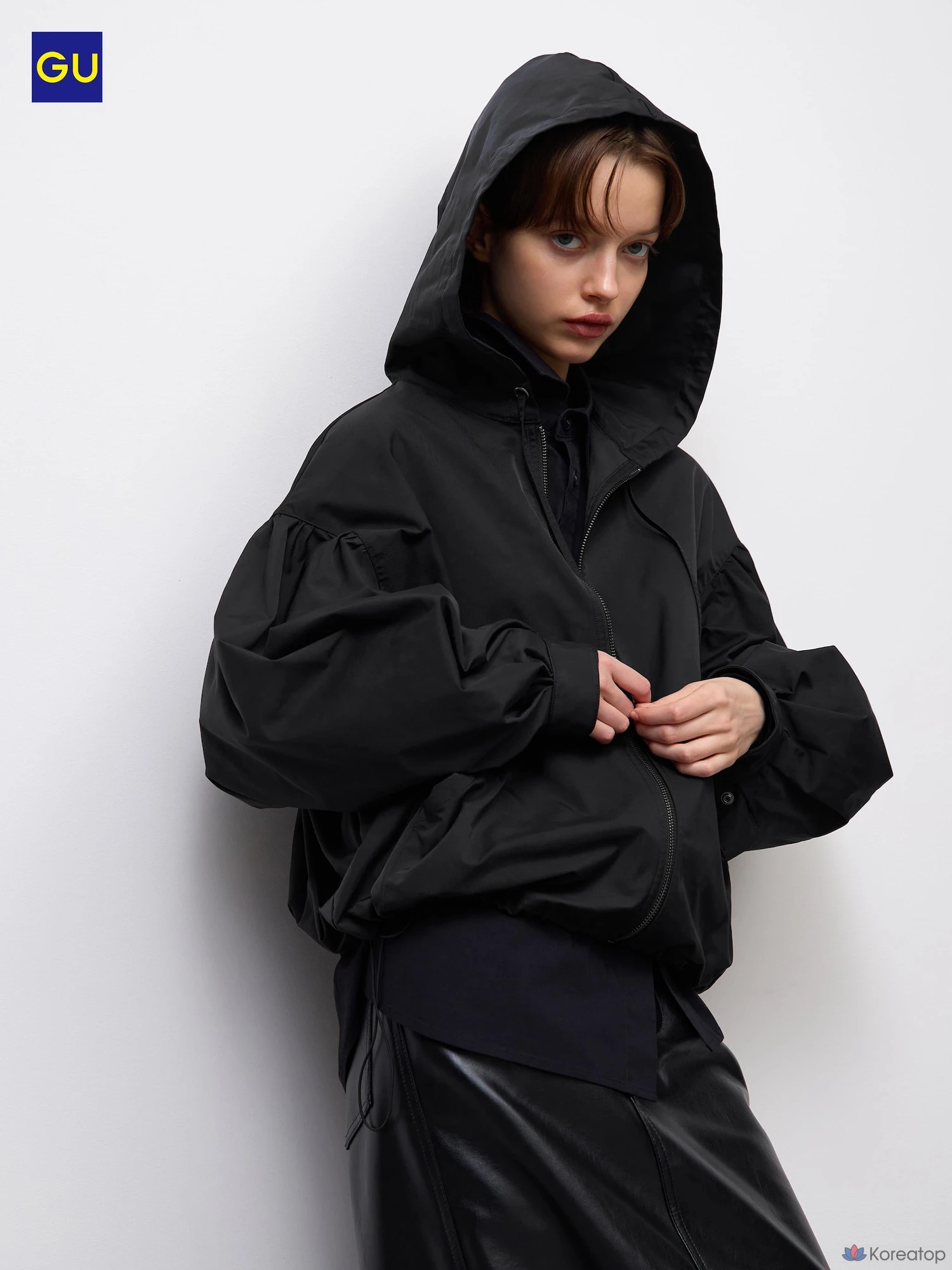 Куртка на молнии Uniqlo Balloon Sleeve Zip-Up Jacket
