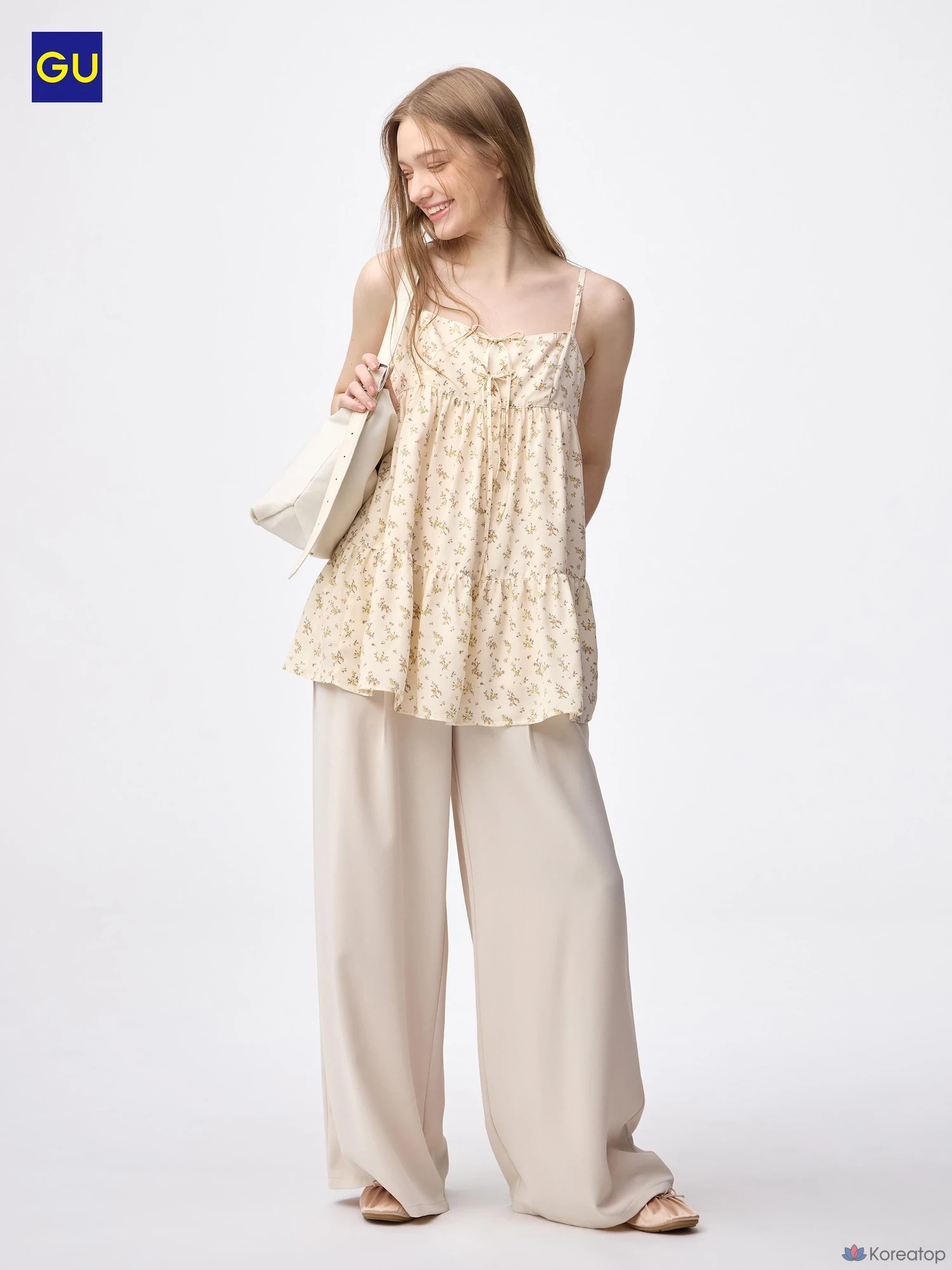 Камисоль-туника Uniqlo Flower Print
