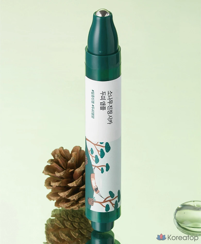 Ампульная сыворотка для кожи головы Round Lab Pine Tree Calming Cica Ampoule, 15 мл, 1 шт.