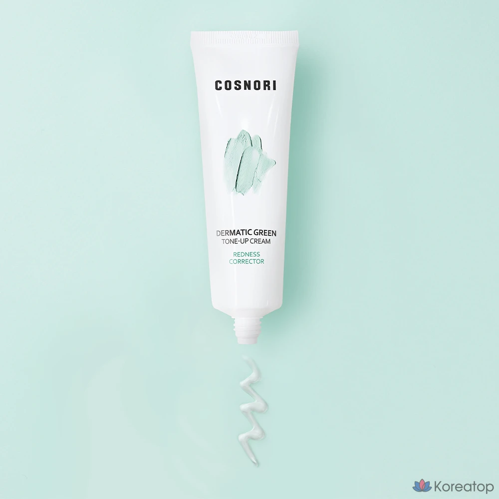 Тонер Cosnori Color Tone Up Cream, оттенок 02 Dermatic Green, 50 мл, 1 шт., фото 4