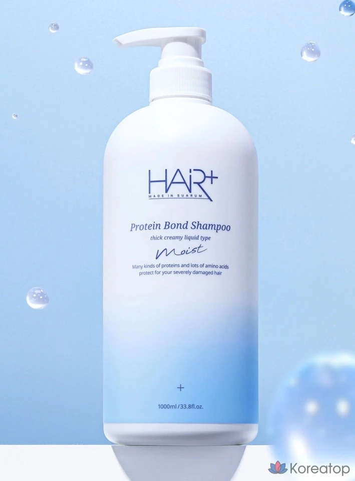 Шампунь Hair Plus Protein Bond Moist Shampoo Fresh Citrus Powder, 1 л, 1 шт.