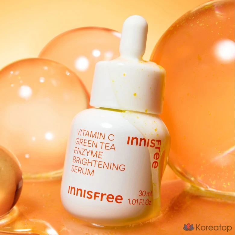Сыворотка Innisfree New Vitamin C Green Tea Enzyme Spot Toner Serum, 30 мл, 1 шт.