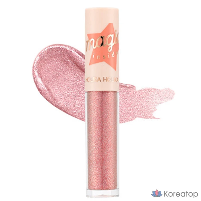 Тинт для губ Holika Holika Eye Metal Glitter, оттенок 09 Peach Crush, 3.5 г, 1 шт.