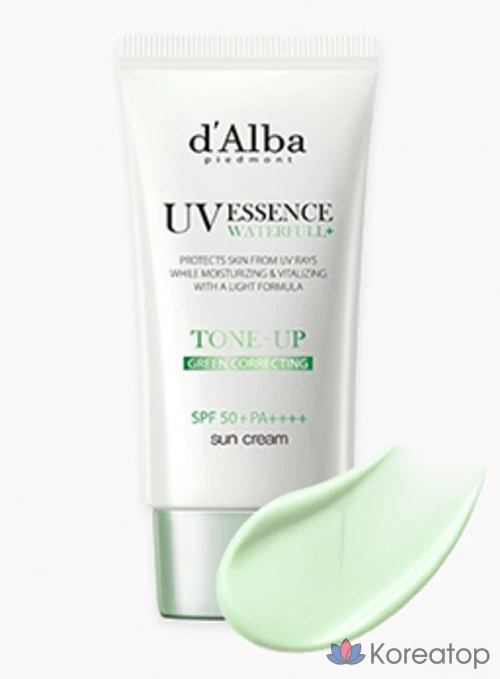 Солнцезащитный крем d'Alba Clean Tea Tree Liposome Green Tone-Up SPF50+ PA++++, 50 мл, 1 шт.