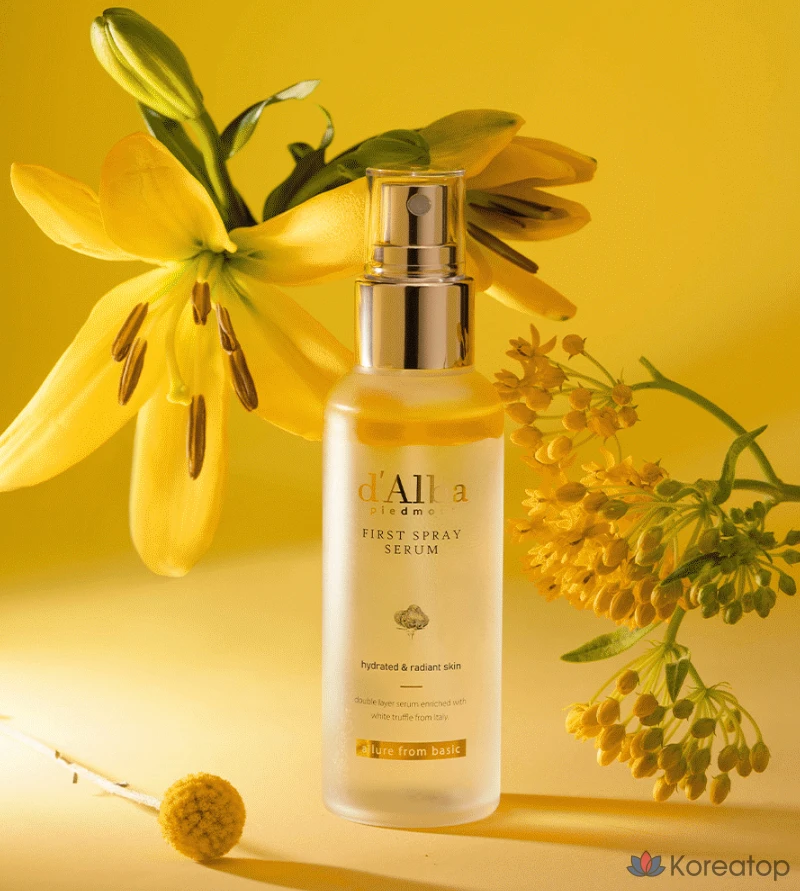 Набор для ухода d'Alba White Truffle First Spray Serum + Vital Spray Serum + Gift Bag, 2 шт.