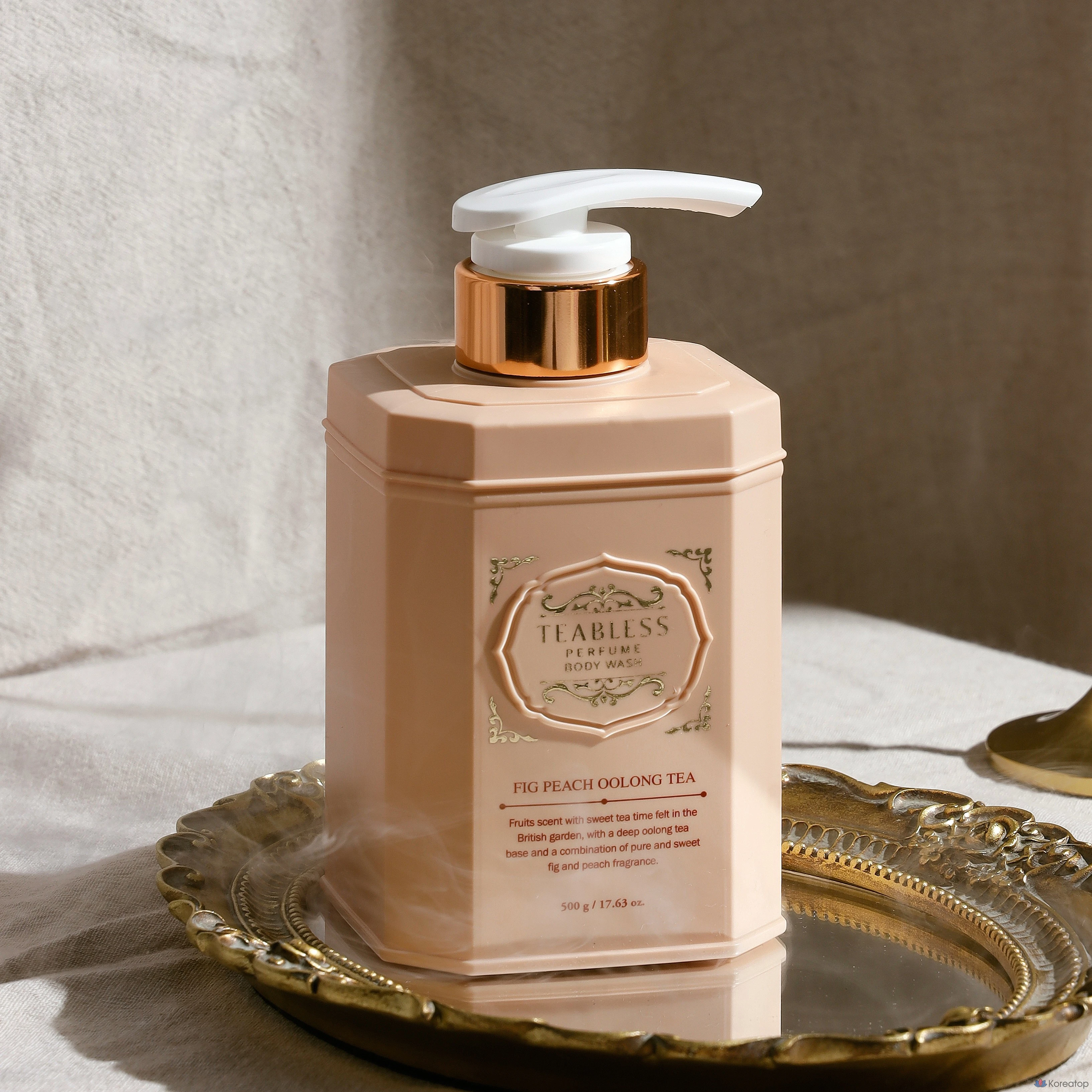 Гель для душа TEABLESS Perfume Body Wash Oolong Tea Fig Peach, 500 г, 1 шт.