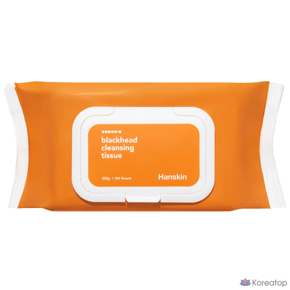 Очищающие салфетки HANSKIN Blackhead Cleansing Tissue, 100 шт.