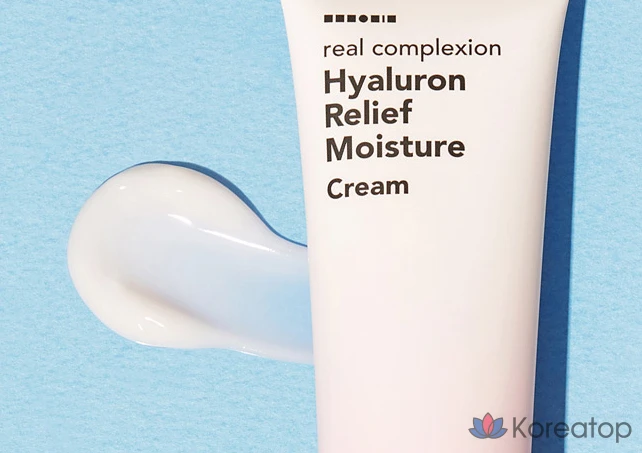 Крем для лица HANSKIN Real Complexion Hyaluron Relief Moisture Cream, 50 мл, 1 шт.