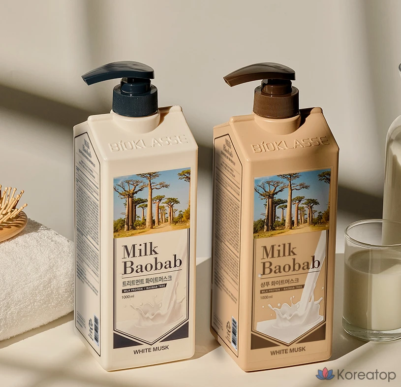 Шампунь Milk Baobab, аромат White Musk, 1 л, 1 шт.