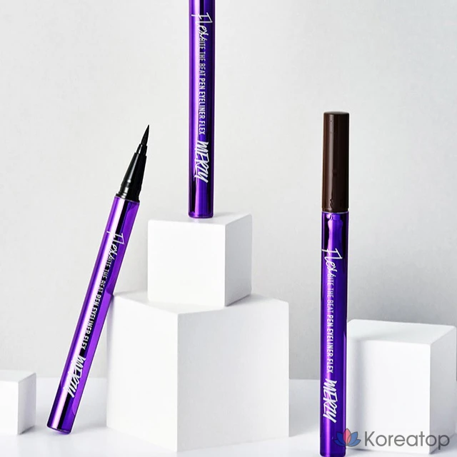 Айлайнер Merzy Bite The Beat Pen Eyeliner Flex, оттенок Modern Brown, 0.6 г, 1 шт.