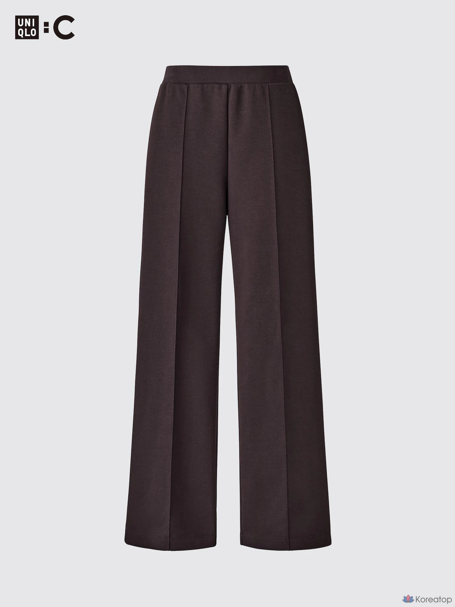Брюки Uniqlo Sweat Straight Pants, удлиненные, длина 74-77 см