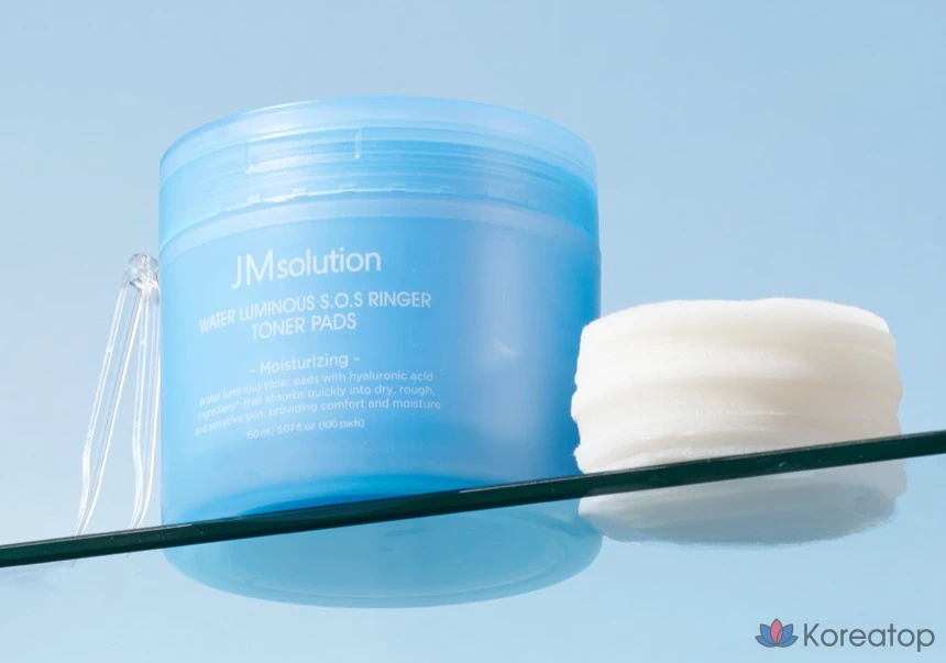 Тонер-пэды JM Solution Water SOS Ringer Moisturizing Toner Pads, 150 мл, 100 шт.