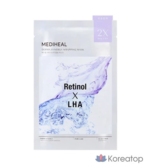 Тканевая маска для лица MEDIHEAL Derma Synergy Wrapping Mask Pore Elasticity, 10 шт.