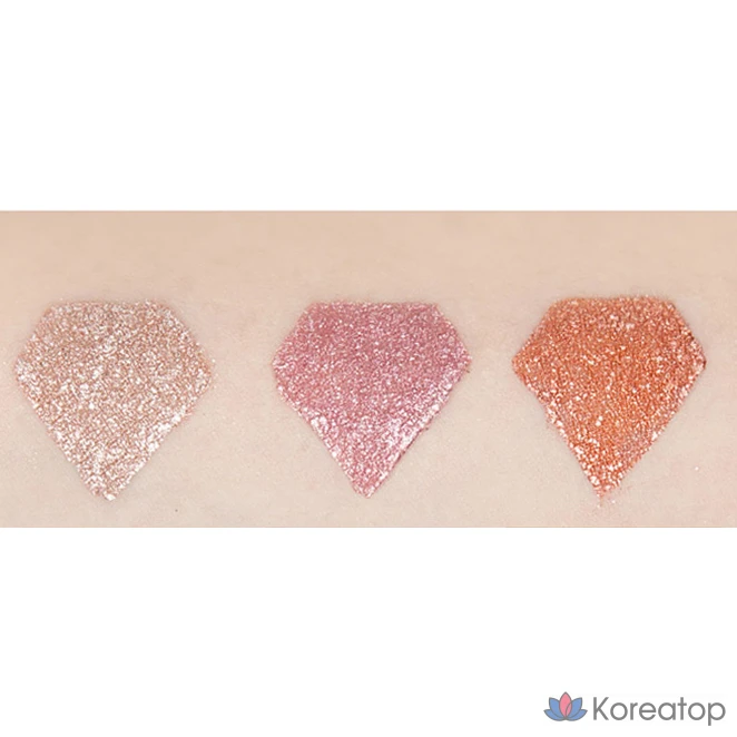 Тинт для губ Mqny Jewel Potent Eye Glitter, оттенок Diamond, 1 шт.