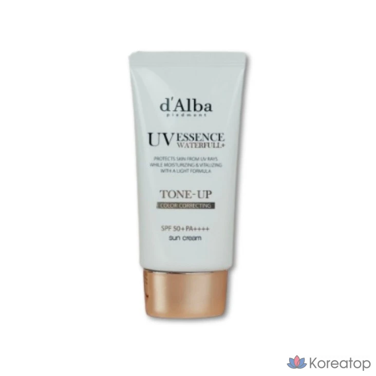 Солнцезащитный крем d'Alba Waterfull Tone-up Sun Cream SPF 50+ PA++++, 50 мл, 1 шт.