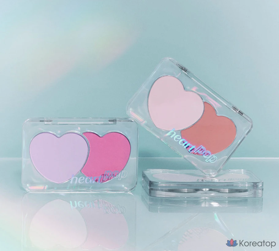 Блушер Etude House Heart Pop Duo Blusher, оттенок N.B.B. Bloomer Petal, 7.5 г, 1 шт.