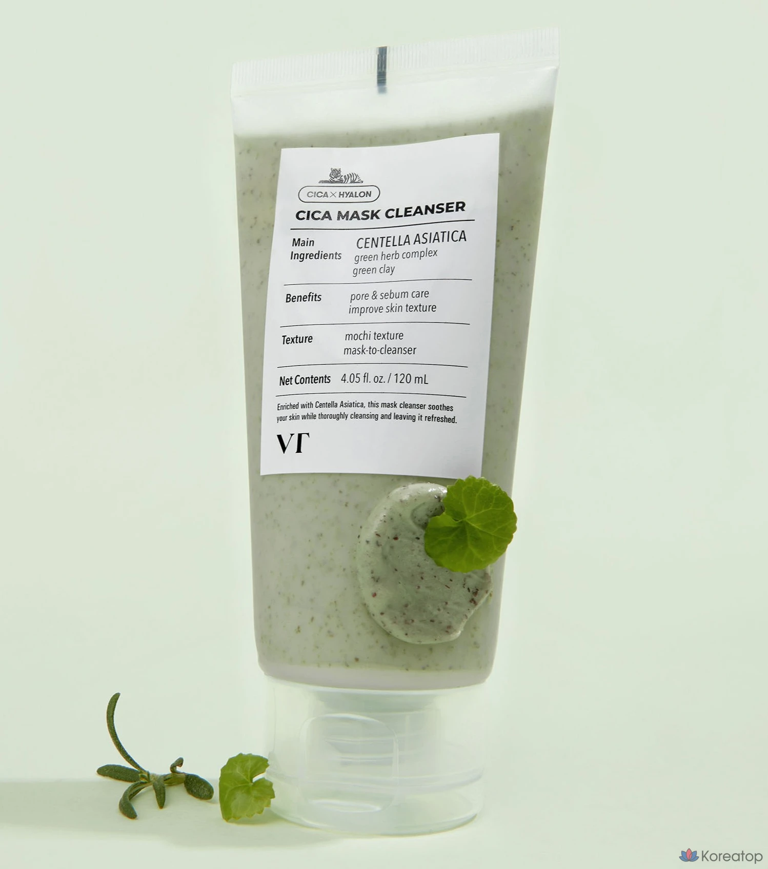 Тканевая маска для лица VT Cosmetics Cica Mask Cleanser, 120 мл, 20 шт., фото 2