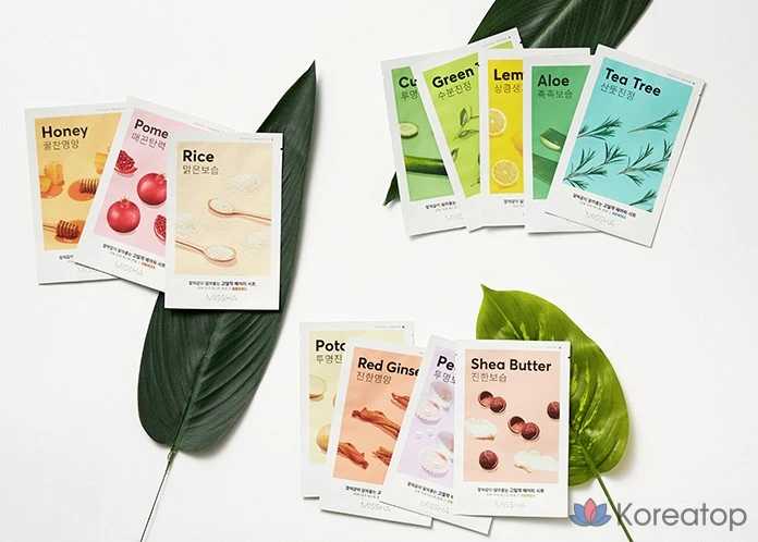 Тканевая маска для лица Missha Airy Fit Sheet Mask Aloe, 120 шт., фото 6
