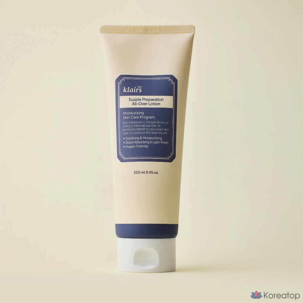 Лосьон для лица Dear, Klairs Supple Preparation All-Over Lotion, 250 мл, 1 шт.