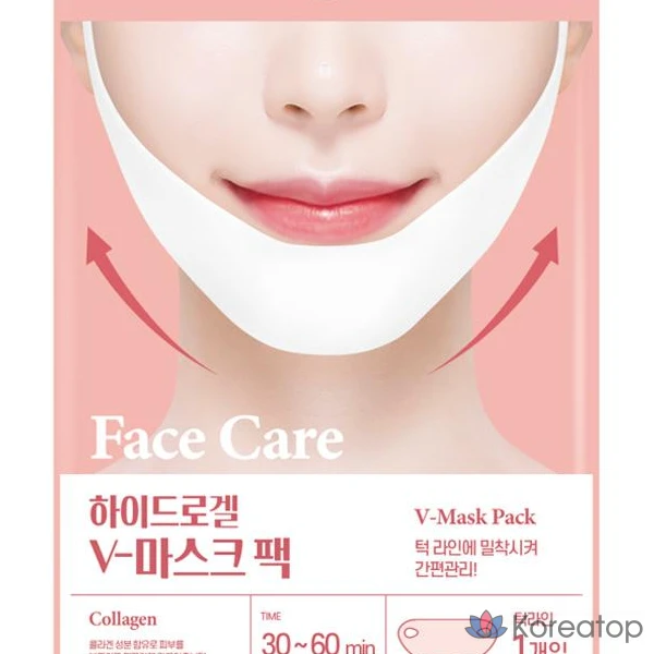 Тканевая маска для лица LOLO SKINNY Hydrogel Lifting Collagen V-Mask, 31 шт., фото 2