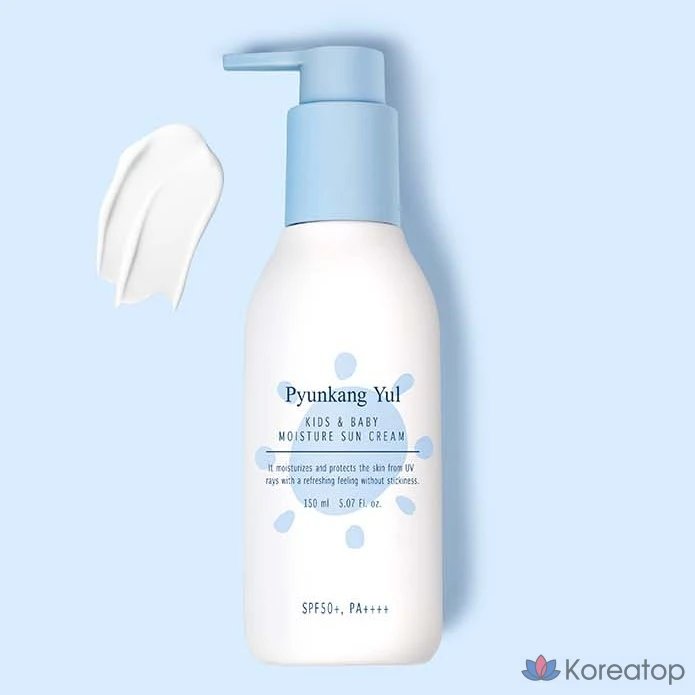 Солнцезащитный крем Pyunkang Yul Kids &amp; Baby Moisture Sun Cream SPF50+ PA++++, 150 мл, 1 шт.