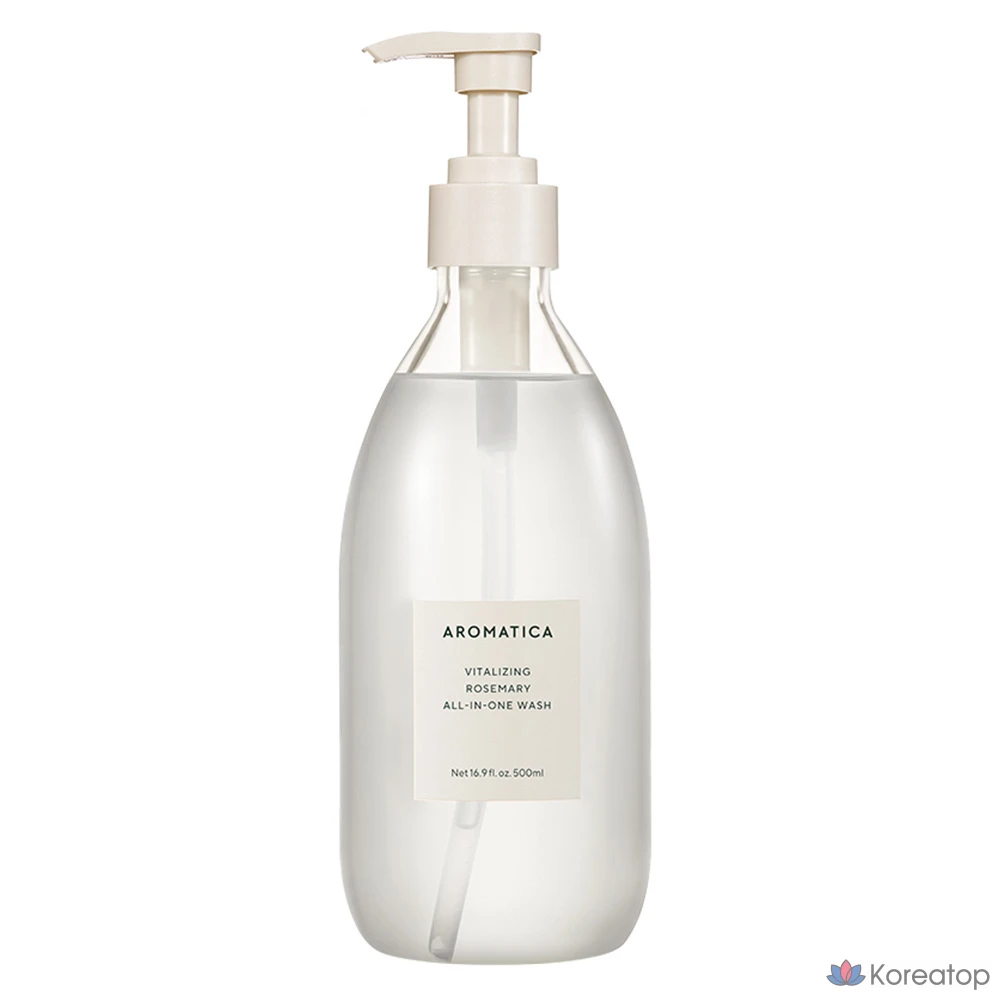 Очищающий гель для душа Aromatica Vitalizing All-in-One Wash Rosemary, 500 мл, 1 шт.
