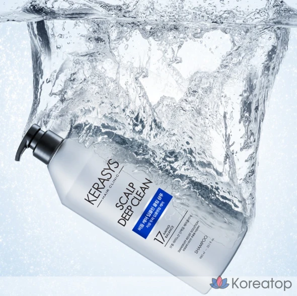 Шампунь KeraSys Scalp Dandruff Care Deep Clean Cooling Protein, 980 мл, 1 шт., фото 4