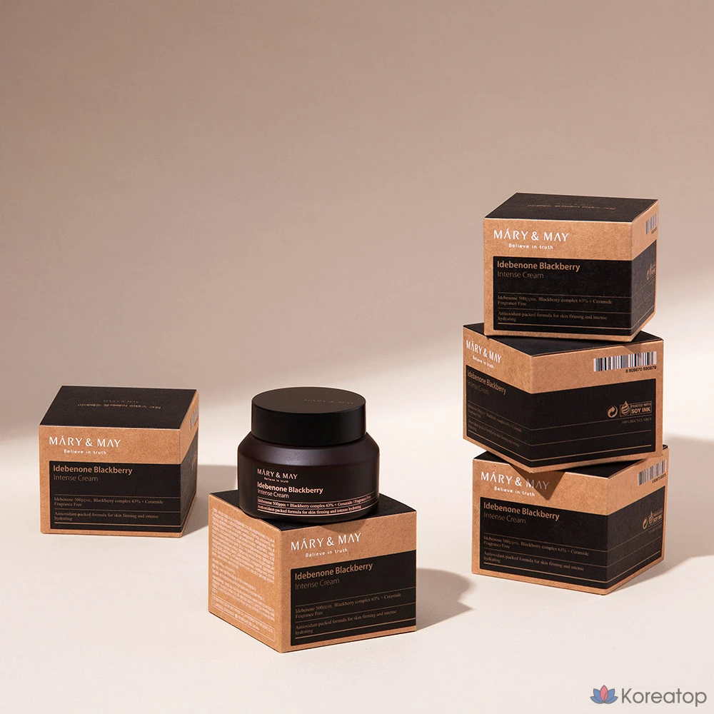 Крем Mary&May Idebenone Blackberry Intensive Cream, 70 г, 1 шт.