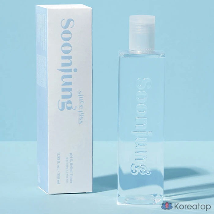 Тонер Etude House Soonjung pH 5.5 Relief Toner, 350 мл, 1 шт.