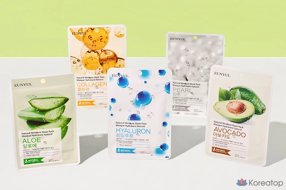 Тканевая маска для лица Eunyul Natural Moisture Aloe Mask, 50 шт.