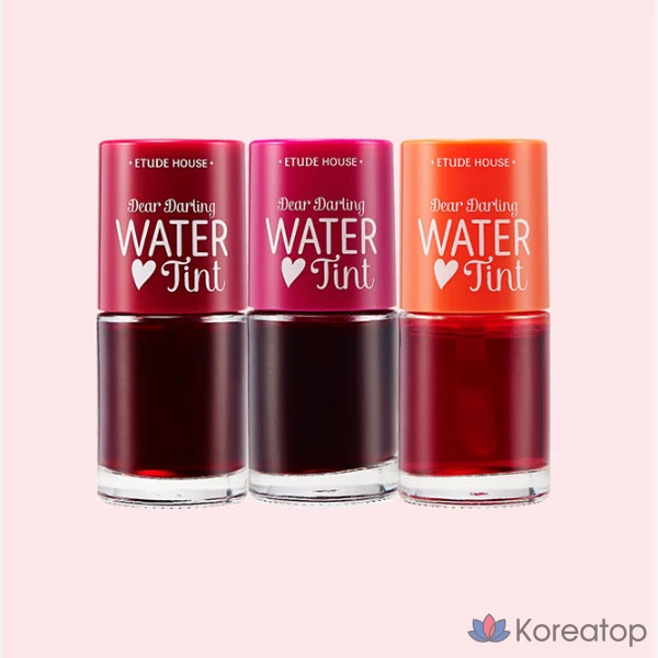 Тинт для губ Etude House Dear Darling Water Tint, оттенок Cherry Aid, 1 шт., фото 5