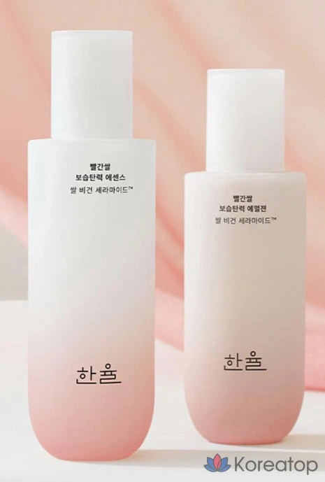 Набор для ухода HANYUL Red Rice Moisture Elasticity Essence Emulsion 2-piece Set, 1 шт.
