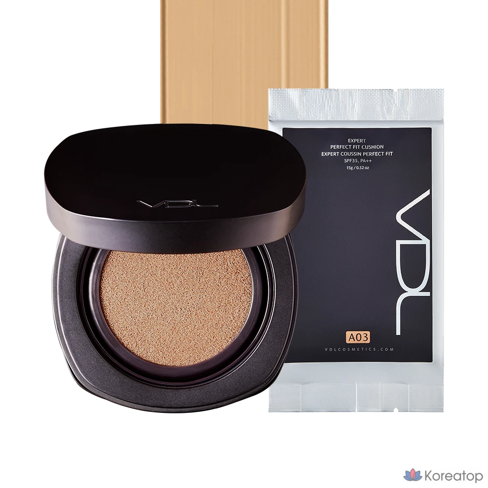 Кушон VDL Expert Perfect Fit Cushion Foundation, оттенок A03, 15 г, 2 шт.