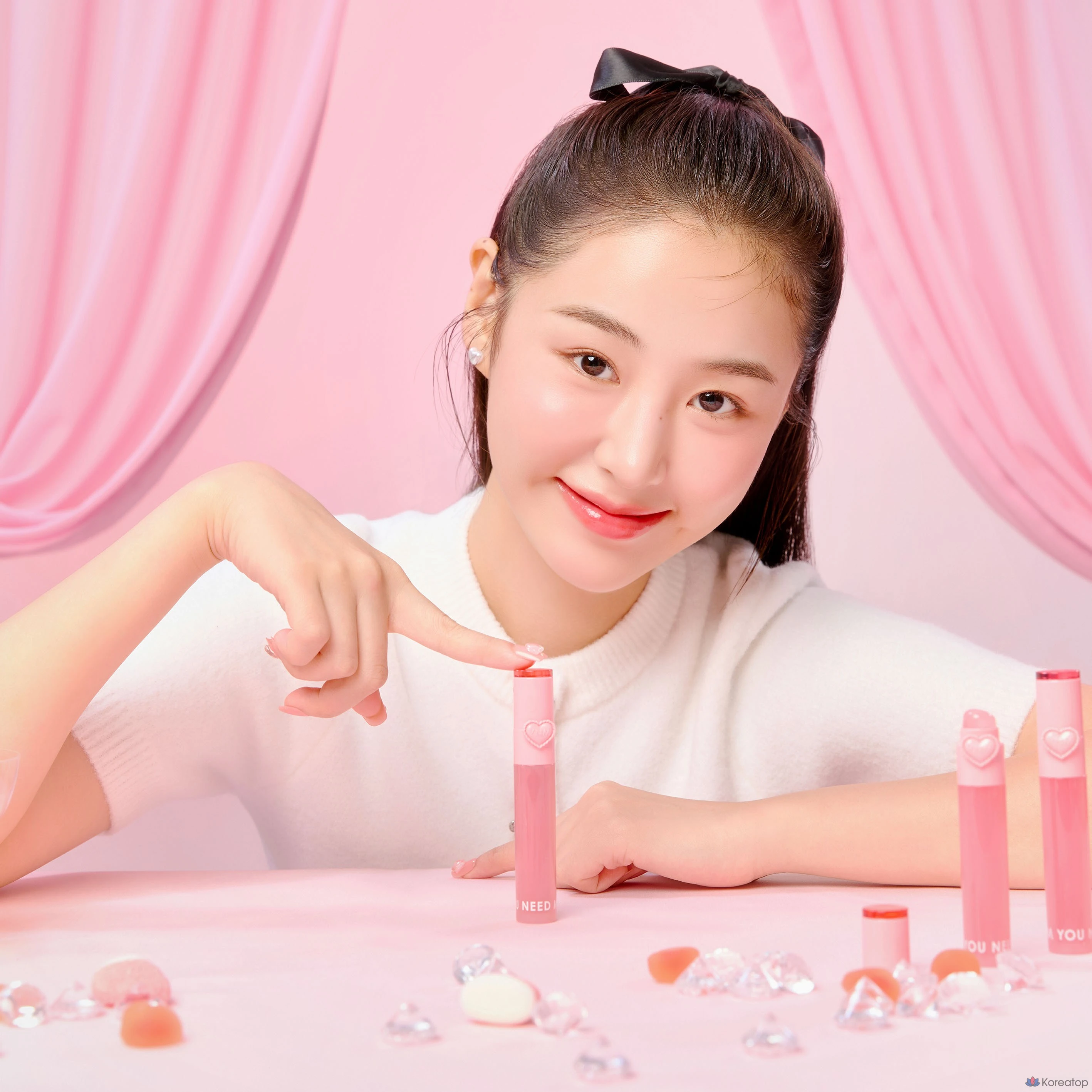 Тинт для губ YNM Heart Jelly Tint, оттенок 04 Boney Bam Jelly, 2.6 г, 1 шт., фото 6