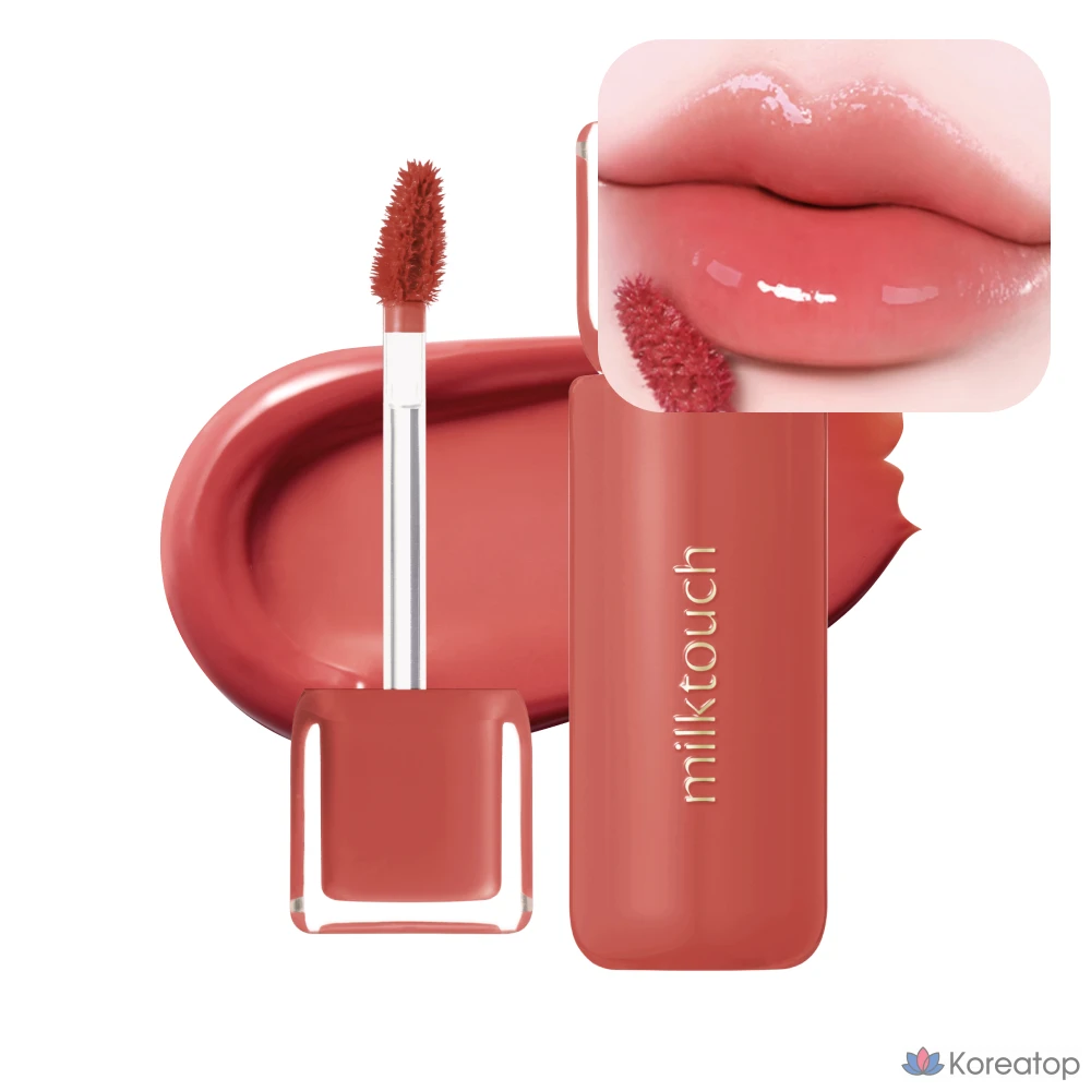 Тинт для губ Milk Touch Jellyfit Glass Glow Tint, оттенок Afternoon Rose, 4 г, 1 шт.