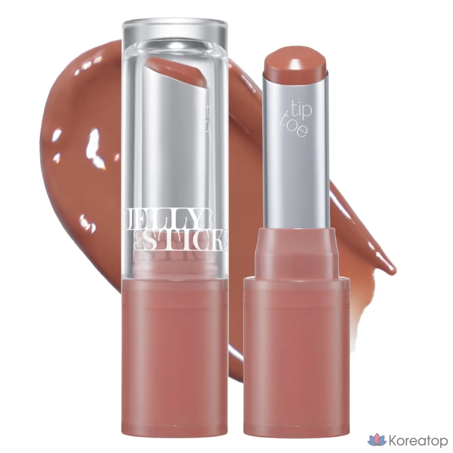 Тинт для губ Tip Toe Jelly Stick, оттенок 007 Flat Hazel, 1 шт.