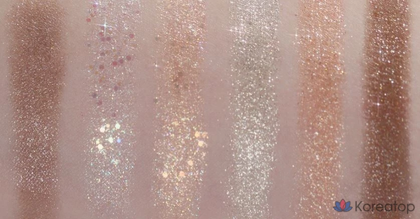 Тени для век ABOUT TONE Oh My Glitter Pop Eyeshadow, оттенок 01 O:Stunner, 1 шт., фото 8