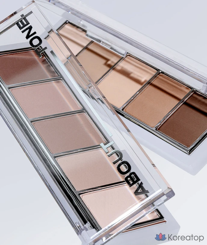 Тени для век ABOUT TONE Return to Basic Shadow Palette, оттенок 02 Soft, 9 г, 1 шт., фото 7