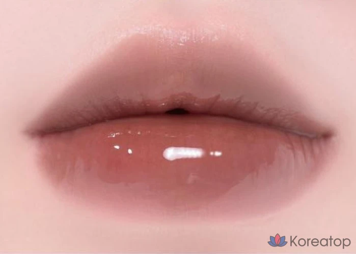 Тинт для губ Heart Percent Dot On Mood One Way Glowy Lip Tint, оттенок 08 Earthy Brown, 4 г, 1 шт., фото 2