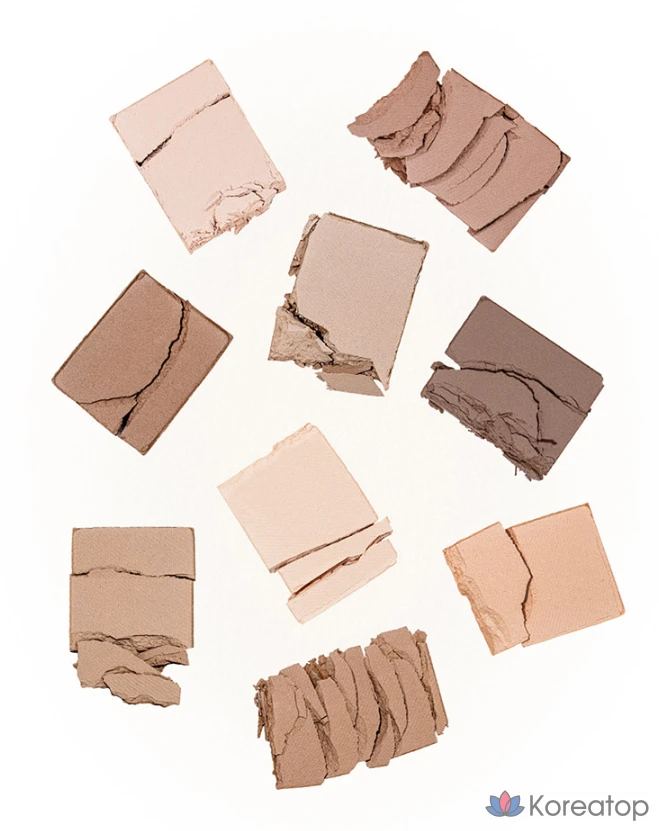 Тени для век ABOUT TONE Return to Basic Shadow Palette, оттенок 02 Soft, 9 г, 1 шт., фото 8